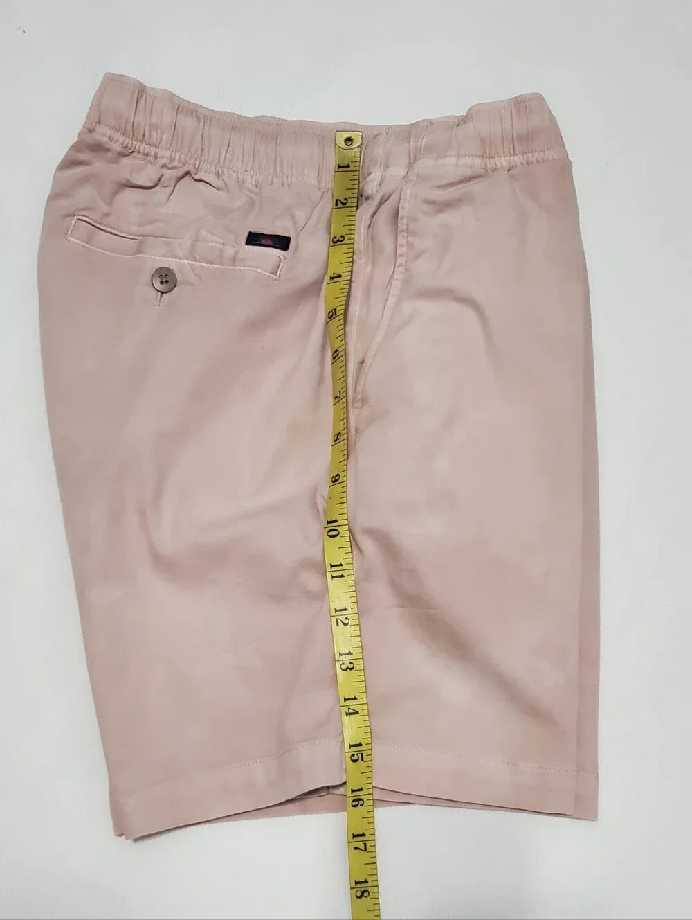 Faherty Essentials Drawstring Hybrid Shorts in Dusty Rose Mens Small